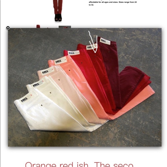 Milk denim from Canada Made in Canada. Size 26 NWT - Picture 2 of 2